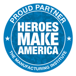 Logo de “Heroes Make America”