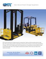 MTC Brochure for battery man aboard power changer equipment - front cover