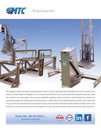 MTC Brochure for lifting equipment - front cover
