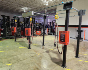 Column Chargers from MTC as matrix in distribution center