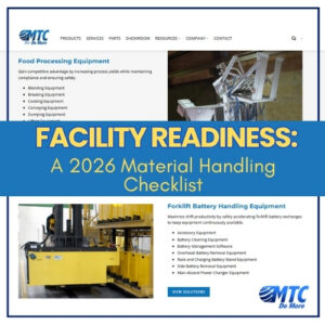 Images of both food handling equipment and battery handling equipment